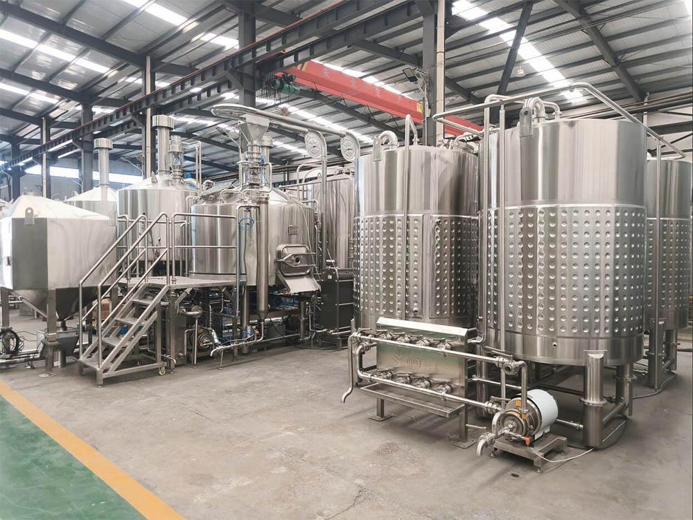 2000L Compact Brewery Designed for UK Whisky Distillery